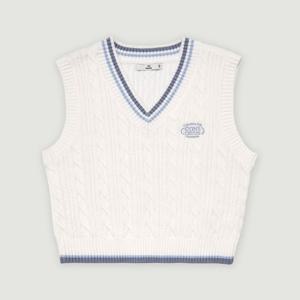 [행텐 틴즈]여아  케이블 크롭 니트 베스트-HC1401446020233