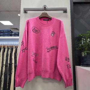 리트머스 HC12 전판 자수 R넥 풀오버 LP4SF838-022