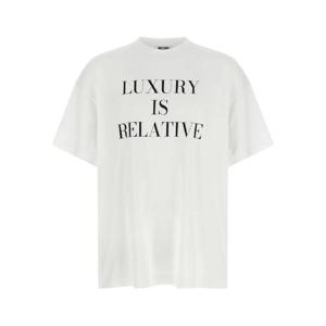 25 FW 모스키노 텍스트 프린트 티셔츠 A070154421001 TP443108136