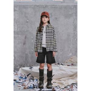 [블루테일]AZH1BL01BK 다잉 체크셔츠