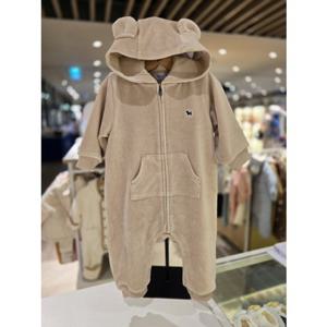 [블루독베이비] 25 FW(크림)SOFT골벨로아 후디 우주복(45C7067504)신생아 백일 돌 선물 조카 유아 아가옷 (