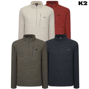 K2 남성 간절기  FLYHIKE 멜란지 집업 티셔츠 KMU25223-(GS)