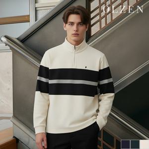 [올젠] 블록 반집업 티셔츠 (ZPD4TT1803)