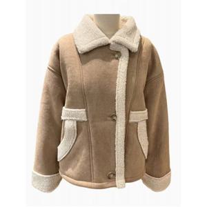 [레코브](레코브) 2COLOR 배색무스탕(LC21CZMT002X)