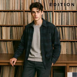 [에디션] 체크패턴 아우터형 셔츠 (NED4WC1905)