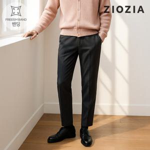 [지오지아] 차콜그레이 스트레치 캐주얼 셋업 팬츠 S (AAD4PP1601_CGR)