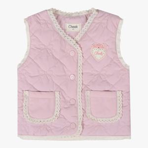 [치크(키즈)]리본퀼팅 경량조끼 CKVW25W1G