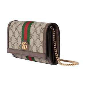 구찌 여성 GG 슈프림 체인 월렛백(베이지) 772309 96IWG 8745