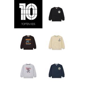 탑텐키즈 MKF4TR3001  공용 플리스 스웨트셔츠