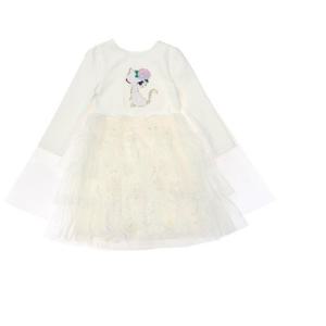 [프렌치캣(백)]아이보리망또 원피스(Q44DCO160)