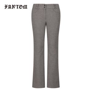 [팬텀] 여성 잔체크 패턴 부츠컷 팬츠 221E3PT101_BR