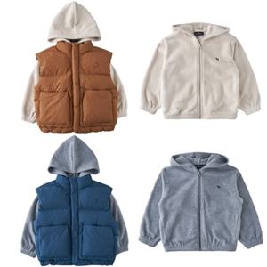 [블루독8-키즈] 택1 카멜 듀얼B.베스트집업세트 플리스 조끼패딩 점퍼 두돌선물 초등학생 25C7511102