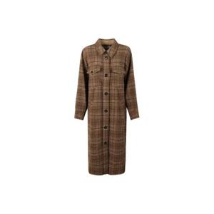 이자벨 마랑 에투알 지슬렌 체크 롱 코트 MA0437FAC3D02E 50CA TP949271740