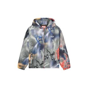 25 FW 디젤 J MIRR 그래피티 프린트 후드 재킷 A203460PGBW TP443444751