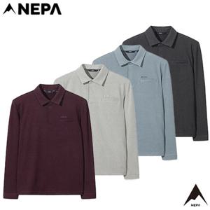 네파[택가 109.000원](7L75216) 남성 가을겨울 친환경 베이직 기모 폴로 티셔츠