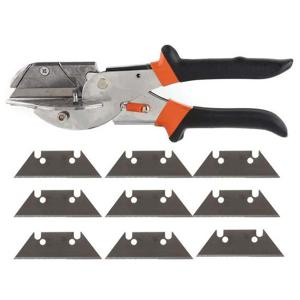 각도조절 PVC커터 플라스틱 가위 S135B10 날포함세트 가죽공예 PVC커터 PVC컷터 PVC가위 플라스틱절단가위 플라스틱커터 언택트취미활동