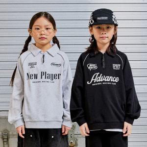 [인디고뱅크키즈]50 할인 에어매쉬 세트상의(반집업 스셔츠) IKMA25801