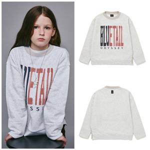 [블루테일]HP AZH4TS01LG 라운드 슬릿 라이트그레이 맨투맨PG