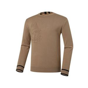 [와이드앵글]남성 WG 스트럭쳐 로고 스웨터 풀오버 WMW22K72E3