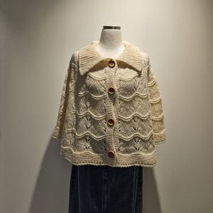 [나인스텝]울 스카시 망토가디건N25NW5410