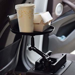 생활용품 컵홀더 고정 차량용 트레이 핸드폰거치 뒷좌석 테이블