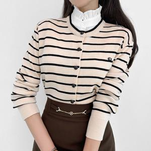 [금찌]금찌 왕방울 단가라 니트 가디건 JK7438