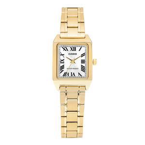 카시오 LTP-V007G-9BUDF (LTP-V007G-9B) 아날로그 스퀘어 수능 학생 여성 메탈시계