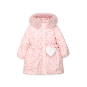 더센트럴 페리미츠 TC01 하트나염 프릴 코트 P2543F053