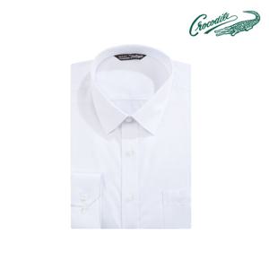 [크로커다일] 화이트 솔리드 셔츠 CDAA5YS9411