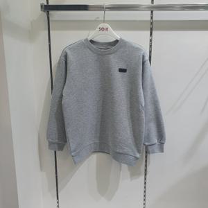 [소이]베이직 노기모 맨투맨티 25W0437_GY_KG