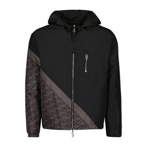 펜디 FF 프린트 후드 윈드브레이커 FAA917AQNO