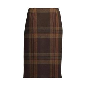 폴로 랄프로렌 플레이드 패턴 미디 스커트 211A92181001