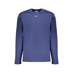 25 FW 오프화이트 라운드 넥 긴소매 티셔츠 44MAB086G5J00D TP443749539