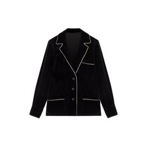 25 FW 에르마노설비노 콘트라스트 파이핑 벨벳 셔츠 D472I700QVJ TP443628833