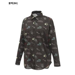 [디즈니골프]여성 아트웍 패턴 데님 긴팔 남방 셔츠 (DP1LSH013-