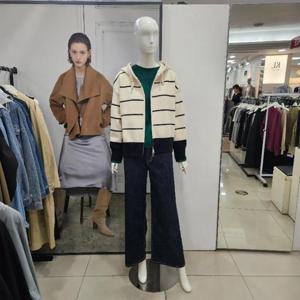 Ab.f.z DP01 집업페이크밍크후드가디건 AFZ4HY40