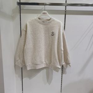 [소이]비숑 자수 기모 맨투맨티 25W0451_OT_KG