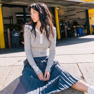 [바이탈싸인] [LINE] Stripe Sailor Collar Top [23LNSSTOP06]