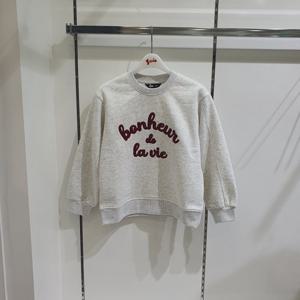 [소이]체인 자수 기모 맨투맨티 25W5457_GY_KG