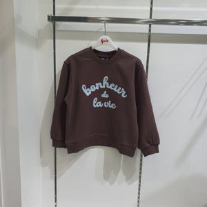 [소이]체인 자수 기모 맨투맨티 25W5457_BR_KG