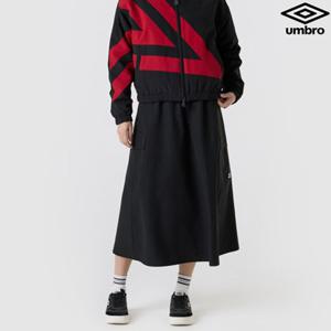 [엄브로] HBL 로얄 컬리지 우먼스 플레어 스커트 UQ322CSK92_BLK0