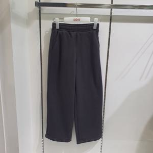 [소이]배색 스티치 와이드 기모바지 25W5203_KG