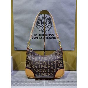 [몽크로스]BEST 몽크로스 레터링패턴 자가드 호보백 WT58237-1(