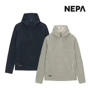 [네파] 공용 패스파인더 패턴 플리스 하프 집업 후드 7KF6003