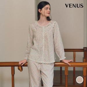 [비너스] 마름모 꽃나염 여성 파자마(VPA4554W)[VPA4554W]