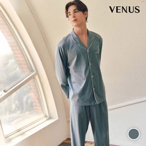 [비너스] 블랙라벨 실크 솔리드 남성 파자마(VPA4561M)[VPA4561M]