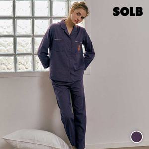 [솔브] 50수 선염체크 푸들와펜 여성 파자마(SPA2531W)[SPA2531W]