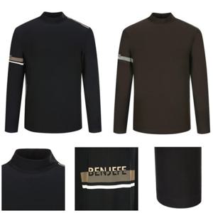 [벤제프][벤제프골프] 남성 소매사선프린트 하이넥티 BQ5MMTL302