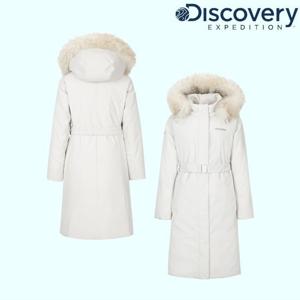 [디스커버리] 여성 밀포드 벨티드 구스다운 롱패딩 DWDJ9B056-BES