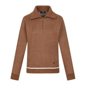 [팬텀][팬텀골프] 여성 본딩 반집업 긴팔 니트 221E3SR383_BG_GN